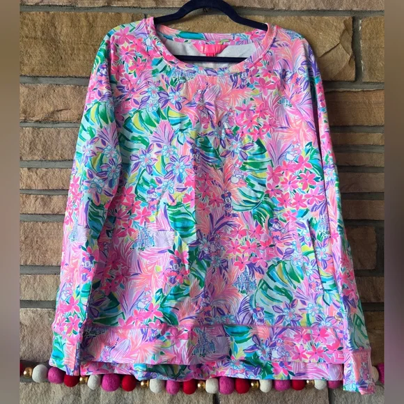 NWT Lilly Pulitzer x Disney Beachcomber Sweatshirt - Picture 4 of 6